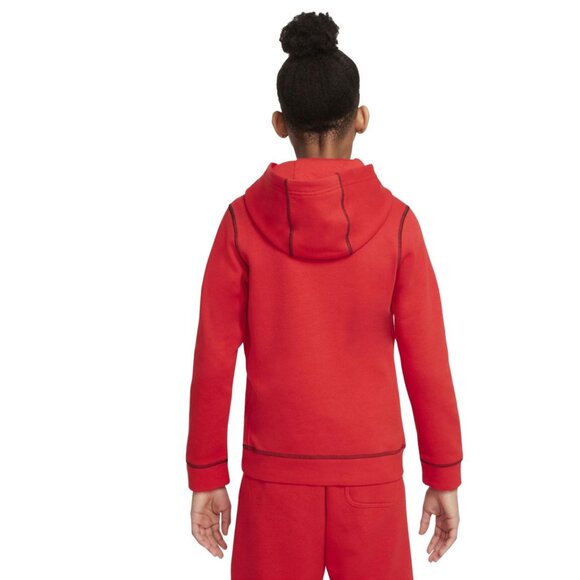 Nike JDI Pullover Hoodie DD8660-657 Red Size Large Big Kids NWT - Picture 2 of 12